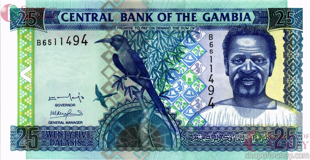 ГАМБИЯ 25 ДАЛАСИ 1