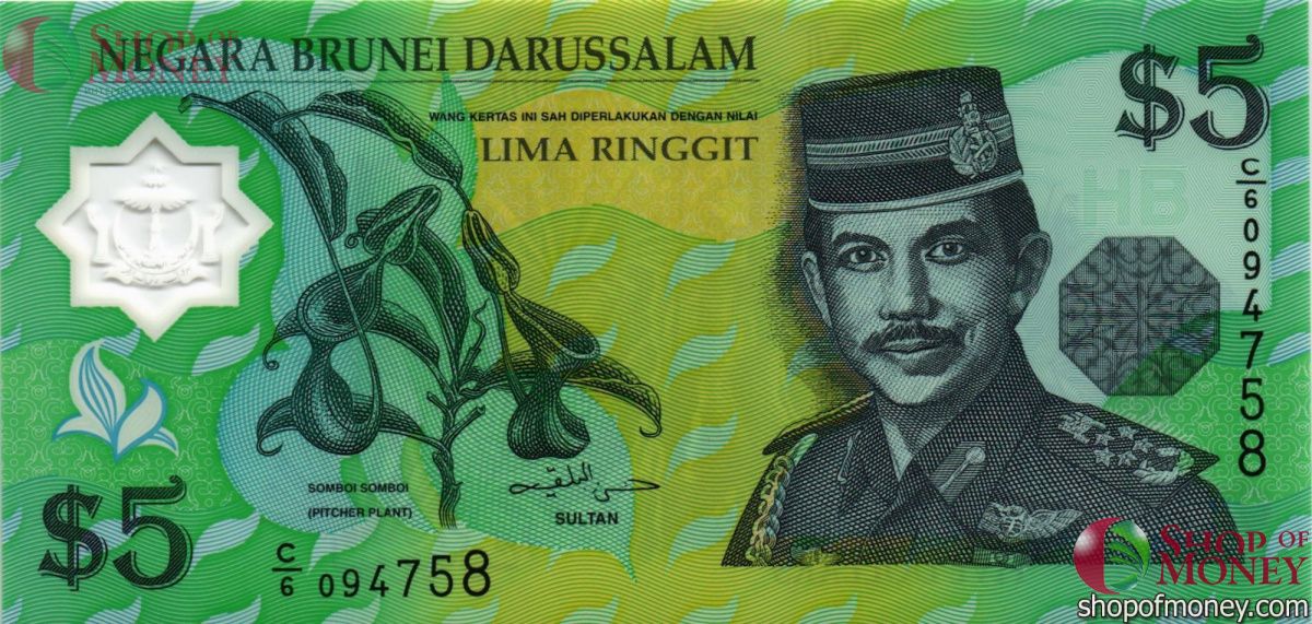 БРУНЕЙ 5 РИНГГИТ 1