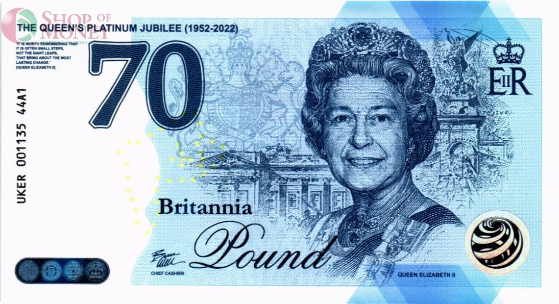 ВЕЛИКОБРИТАНИЯ/АНГЛИЯ 1 ФУНТ (СУВЕНИРНАЯ) 1