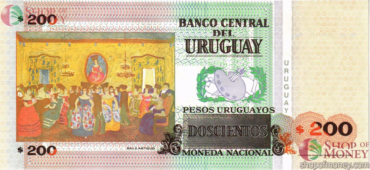 УРУГВАЙ 200 ПЕСО 2