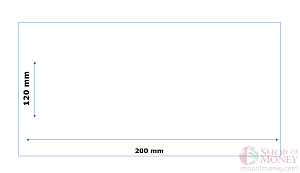 АЛЬБОМ ДЛЯ КОЛЛЕКЦИОНИРОВАНИЯ БАНКНОТ НА 20 ЛИСТОВ (120 mm х 200 mm) 2