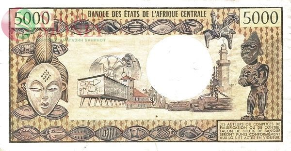 КАМЕРУН 5000 ФРАНКОВ 2