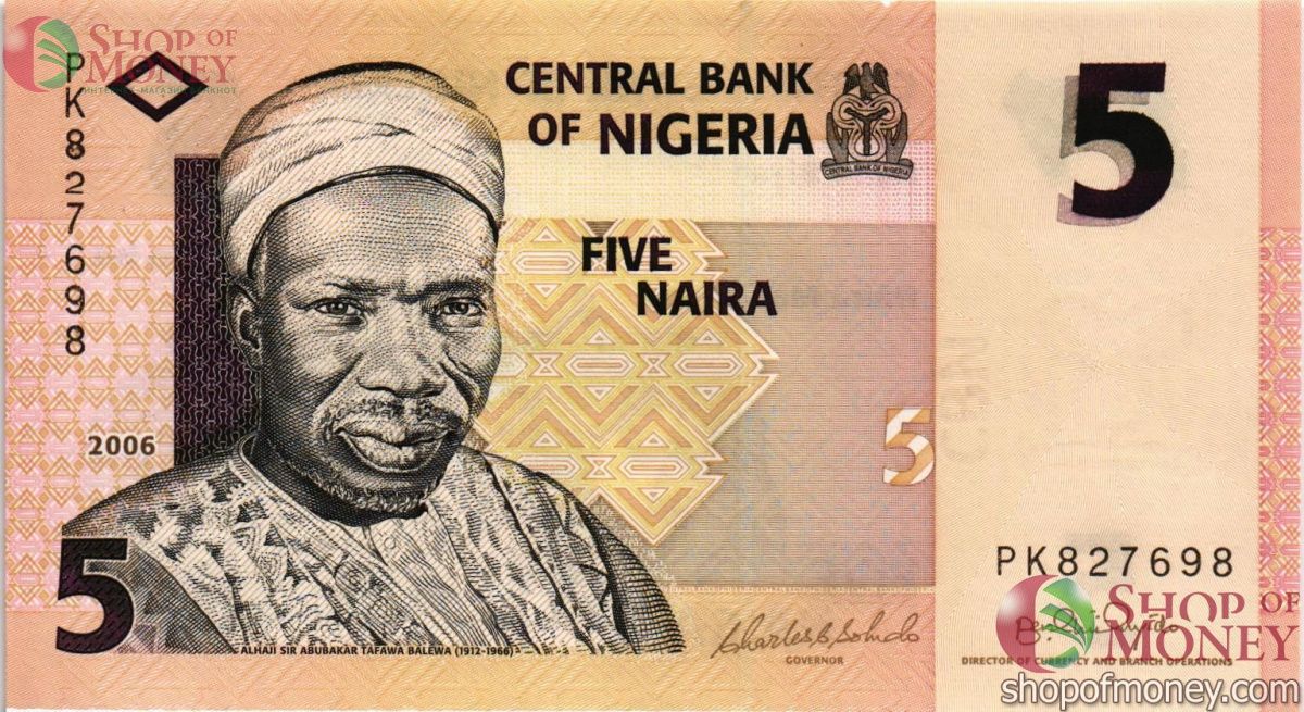 НИГЕРИЯ 5 НАЙРА 1