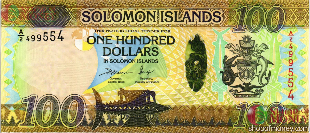 СОЛОМОНОВЫ ОСТРОВА 100 ДОЛЛАРОВ 1
