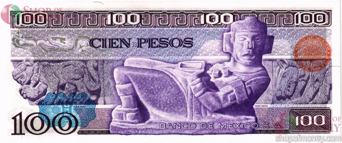МЕКСИКА 100 ПЕСО (-FW- СЕРИЯ) 2