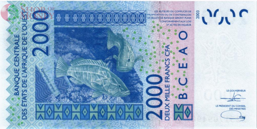 WAS - МАЛИ 2000 ФРАНКОВ (D) 2