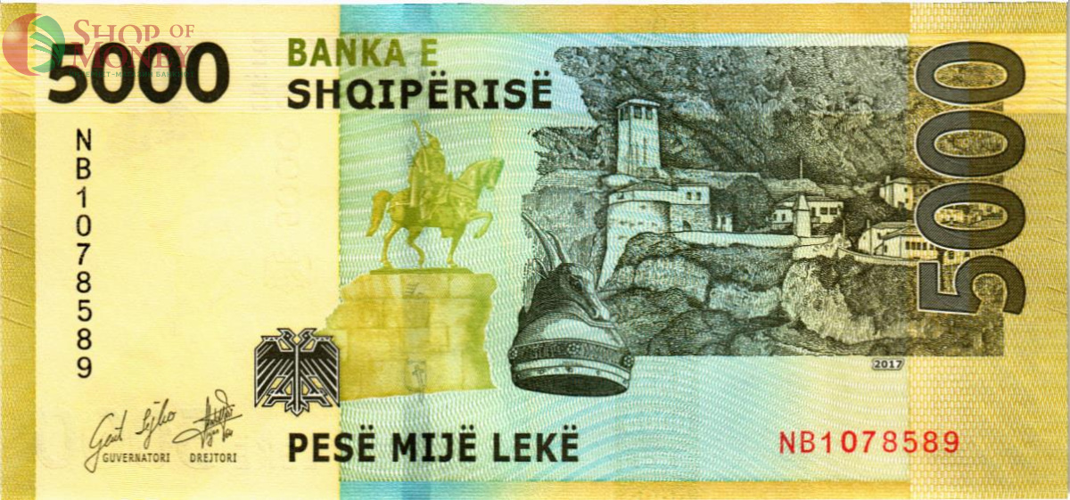 АЛБАНИЯ 5000 ЛЕК 2