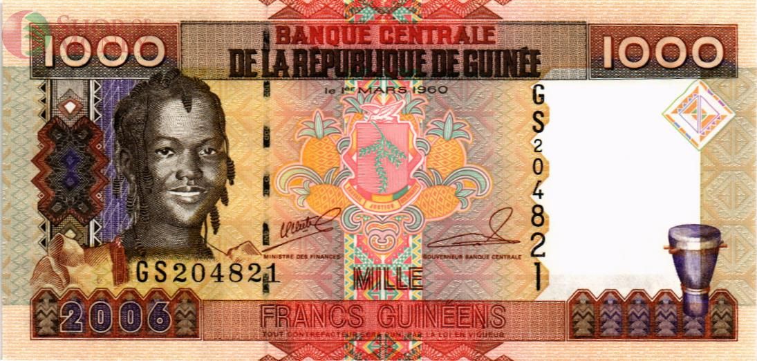 ГВИНЕЯ 1000 ФРАНКОВ 1