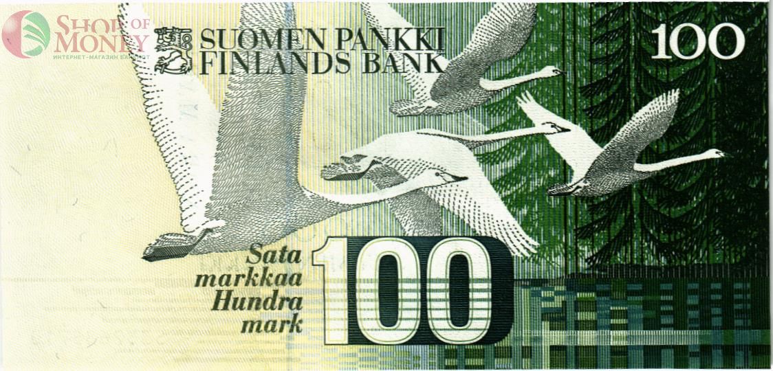 ФИНЛЯНДИЯ 100 МАРОК (Litt. A) 2