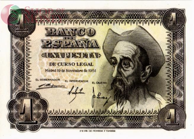 ИСПАНИЯ 1 ПЕСЕТА 1