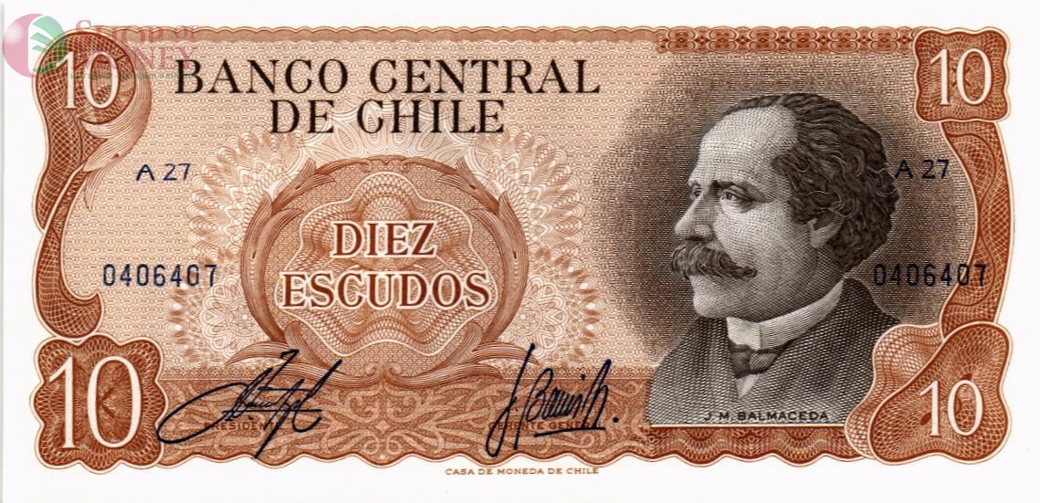 ЧИЛИ 10 ЭСКУДО 1
