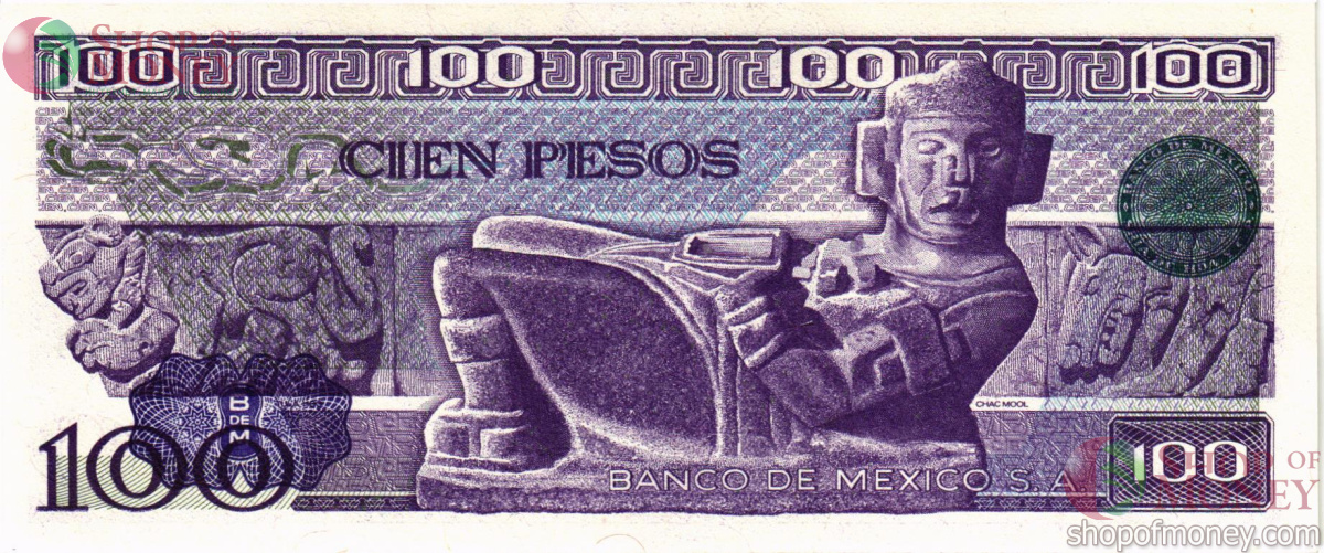 МЕКСИКА 100 ПЕСО (-SN- СЕРИЯ) 2
