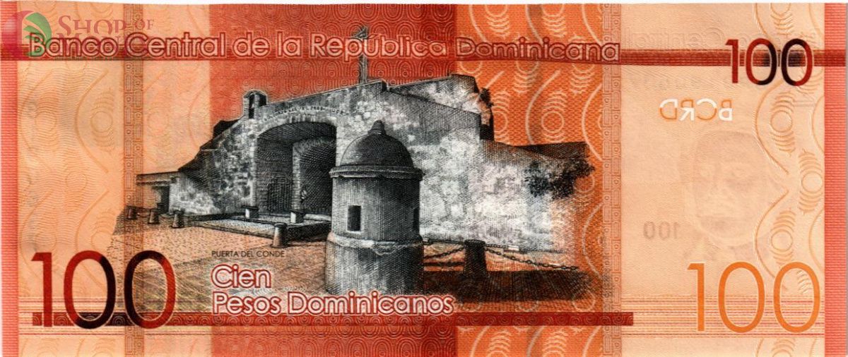 ДОМИНИКАНСКАЯ РЕСПУБЛИКА 100 ПЕСО 2