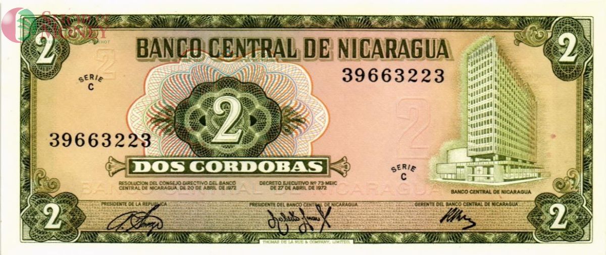 НИКАРАГУА 2 КОРДОБА 1