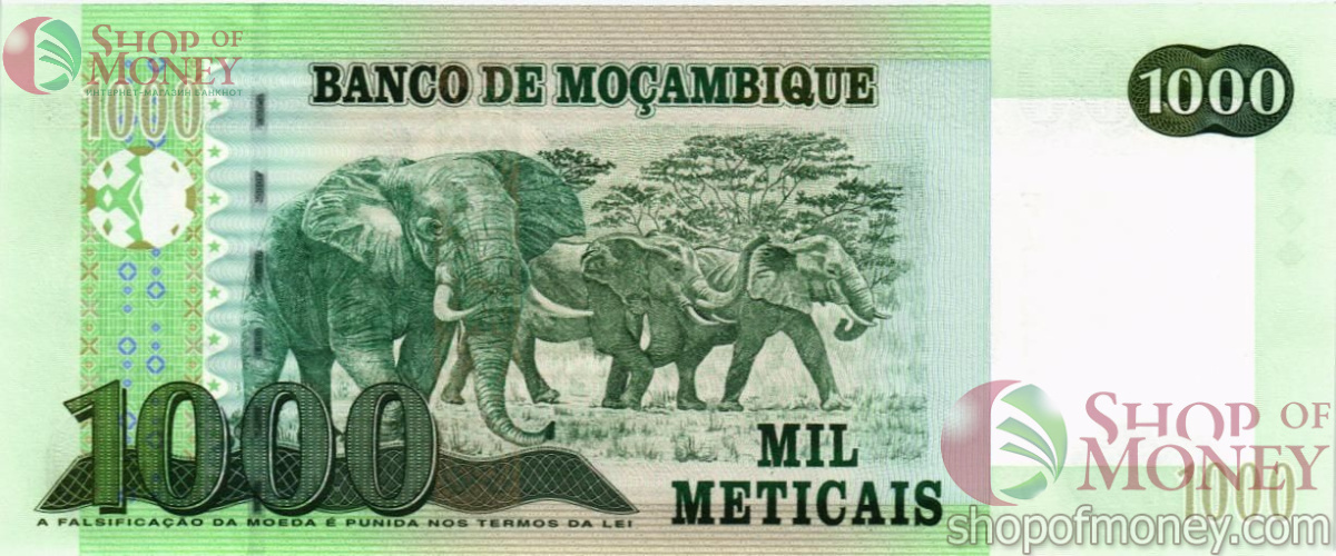 МОЗАМБИК 1000 МЕТИКАЛЬ 2