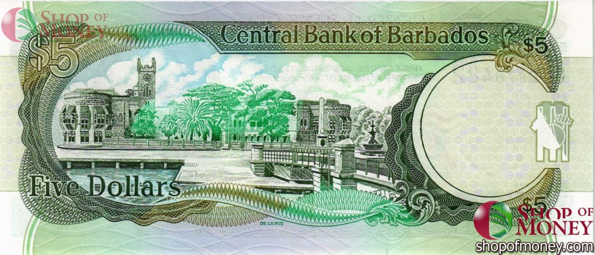 БАРБАДОС 5 ДОЛЛАРОВ 2