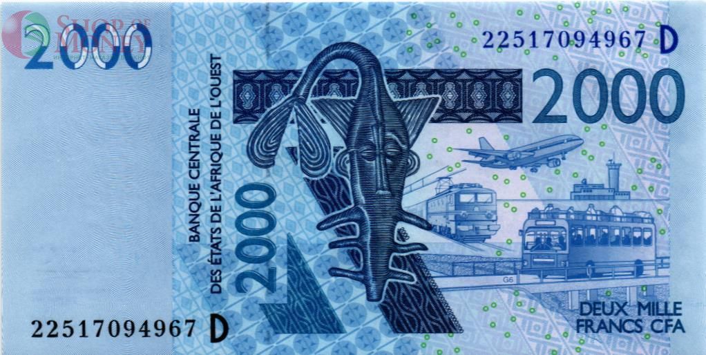 WAS - МАЛИ 2000 ФРАНКОВ (D) 1