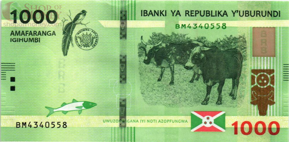 БУРУНДИ 1000 ФРАНКОВ 1