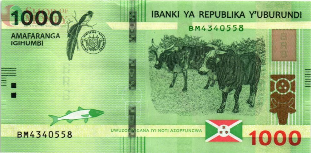 БУРУНДИ 1000 ФРАНКОВ 1