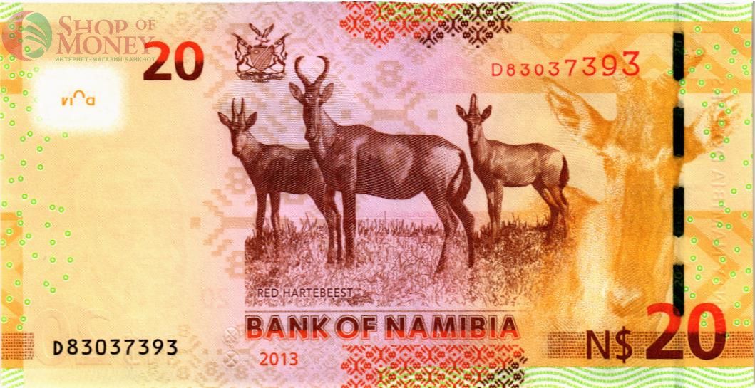 НАМИБИЯ 20 ДОЛЛАРОВ 2