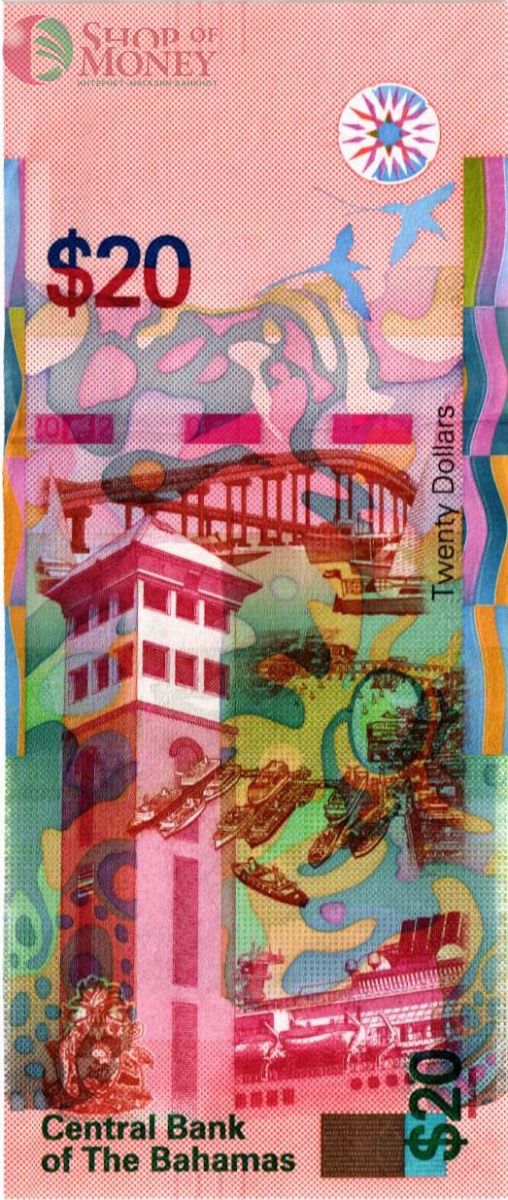 БАГАМСКИЕ ОСТРОВА 20 ДОЛЛАРОВ 2