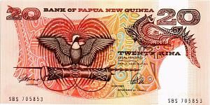 ПАПУА-НОВАЯ ГВИНЕЯ 20 КИНА 1