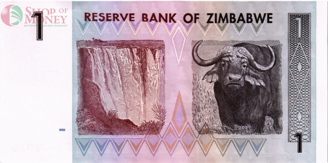 ЗИМБАБВЕ 1 ДОЛЛАР 2