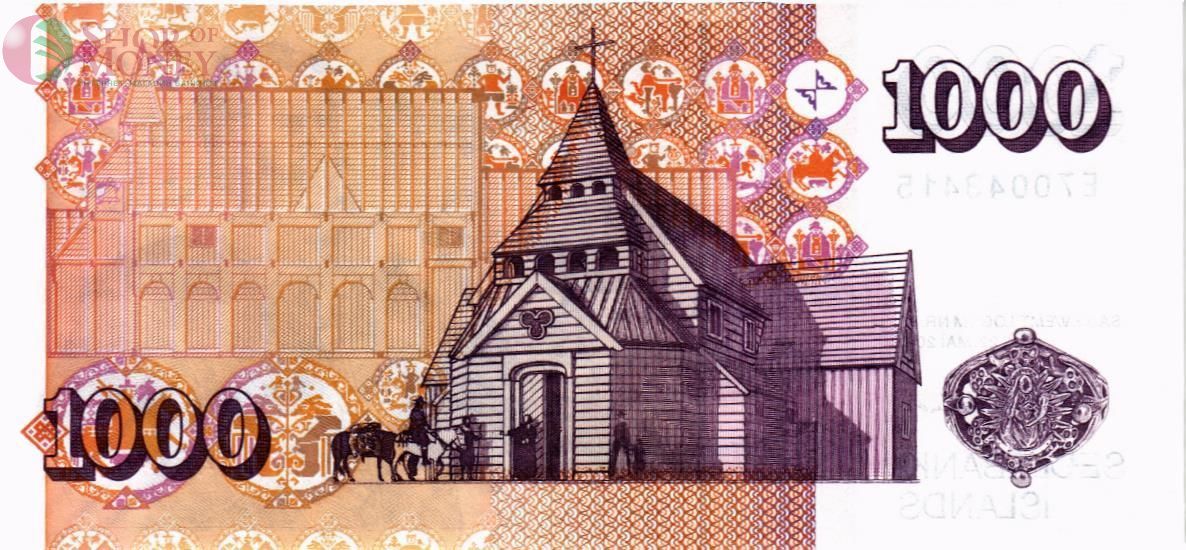 ИСЛАНДИЯ 1000 КРОН 2
