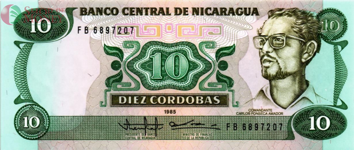 НИКАРАГУА 10 КОРДОБА 1