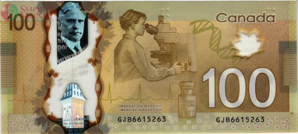 КАНАДА 100 ДОЛЛАРОВ 2