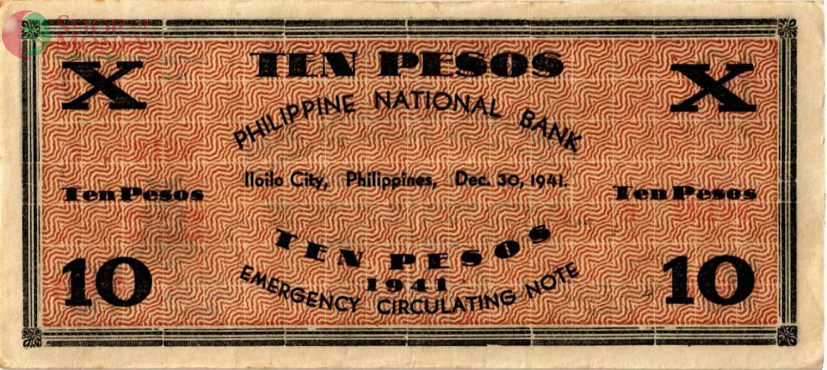 ФИЛИППИНЫ 10 ПЕСО (E) (N135) 2