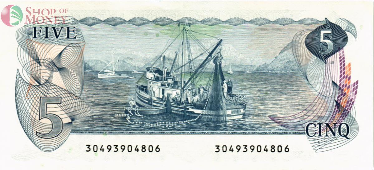 КАНАДА 5 ДОЛЛАРОВ 2