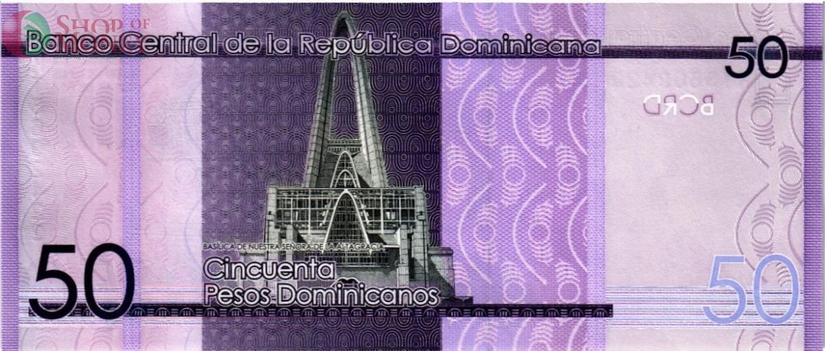 ДОМИНИКАНСКАЯ РЕСПУБЛИКА 50 ПЕСО 2