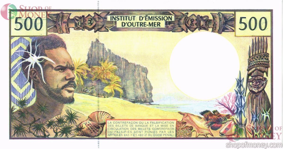 ФРАНЦУЗСКАЯ ПОЛИНЕЗИЯ 500 ФРАНКОВ (Новые) 2