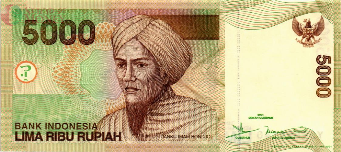 ИНДОНЕЗИЯ 5000 РУПИЙ 1