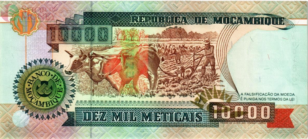 МОЗАМБИК 10000 МЕТИКАЛЬ 2