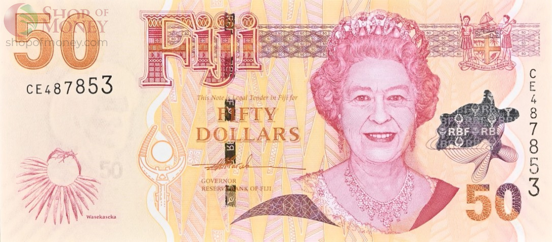 ФИДЖИ 50 ДОЛЛАРОВ (PMG - GRADE 66) 3