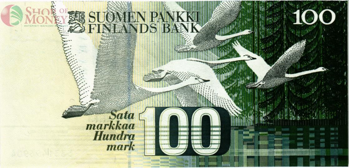 ФИНЛЯНДИЯ 100 МАРОК (Litt. A) 2
