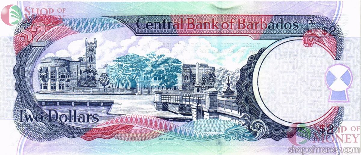 БАРБАДОС 2 ДОЛЛАРА 2