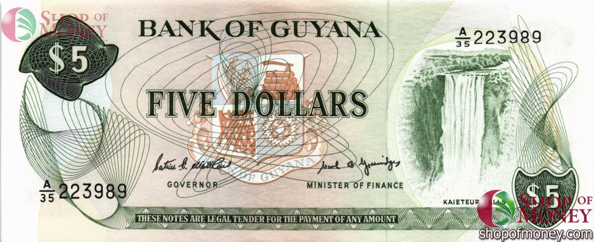 ГАЙАНА 5 ДОЛЛАРОВ 1