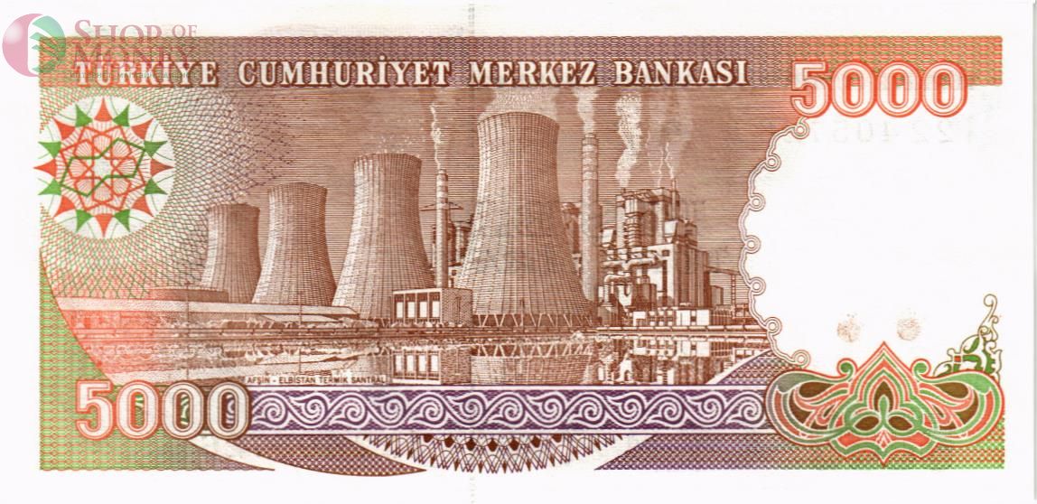 ТУРЦИЯ 5000 ЛИР 2