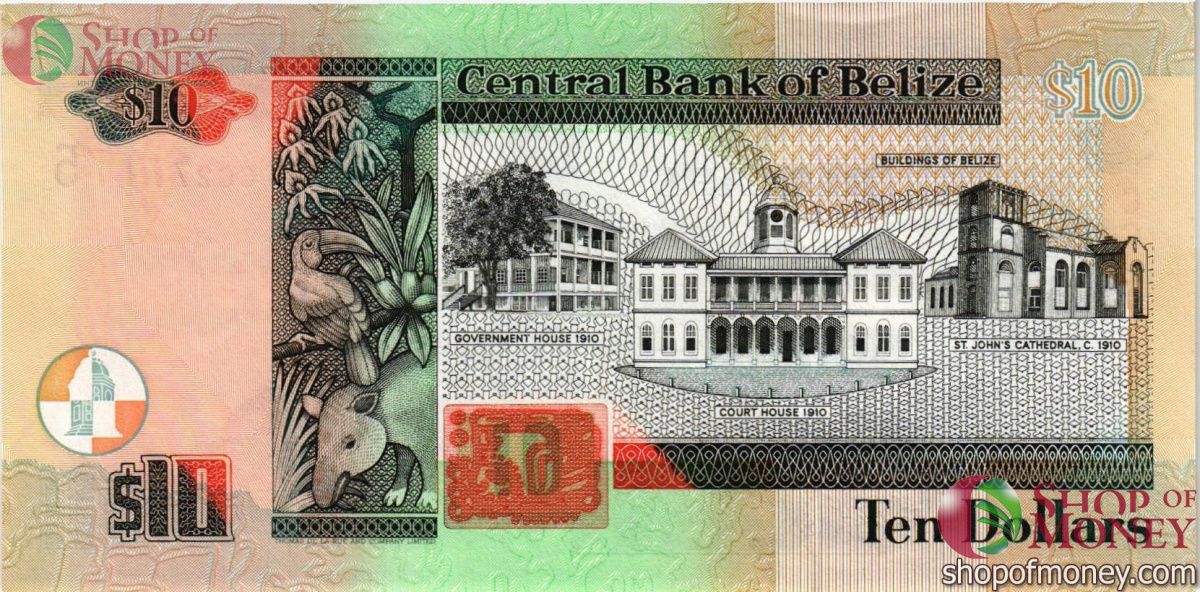 БЕЛИЗ 10 ДОЛЛАРОВ 2