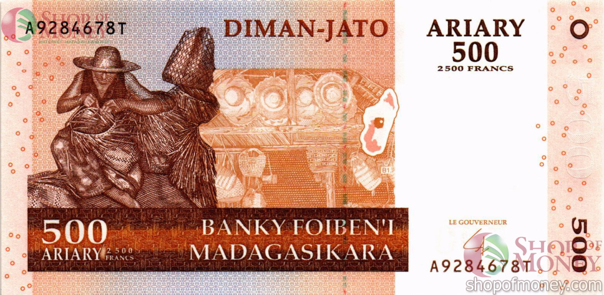 МАДАГАСКАР 500 АРИАРИ 1
