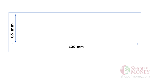 ХОЛДЕР ДЛЯ БАНКНОТ (85 mm x 130 mm) - 100 шт 2