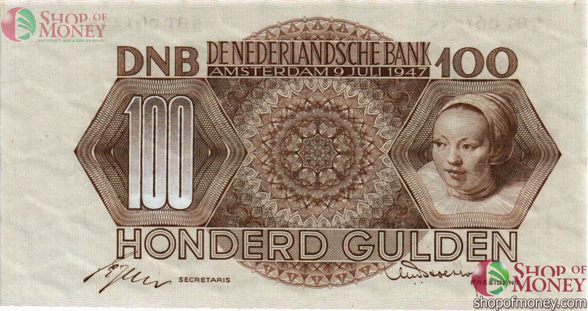НИДЕРЛАНДЫ 100 ГУЛЬДЕНОВ 1