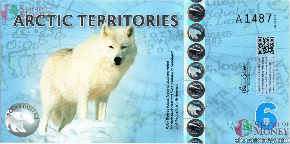 АРКТИЧЕСКИЕ ТЕРРИТОРИИ 6 ДОЛЛАРОВ 1