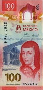 МЕКСИКА 100 ПЕСО (НАДПЕЧАТКА) 1