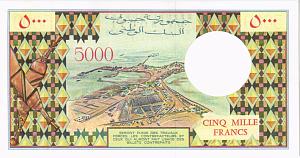 ДЖИБУТИ 5000 ФРАНКОВ 2