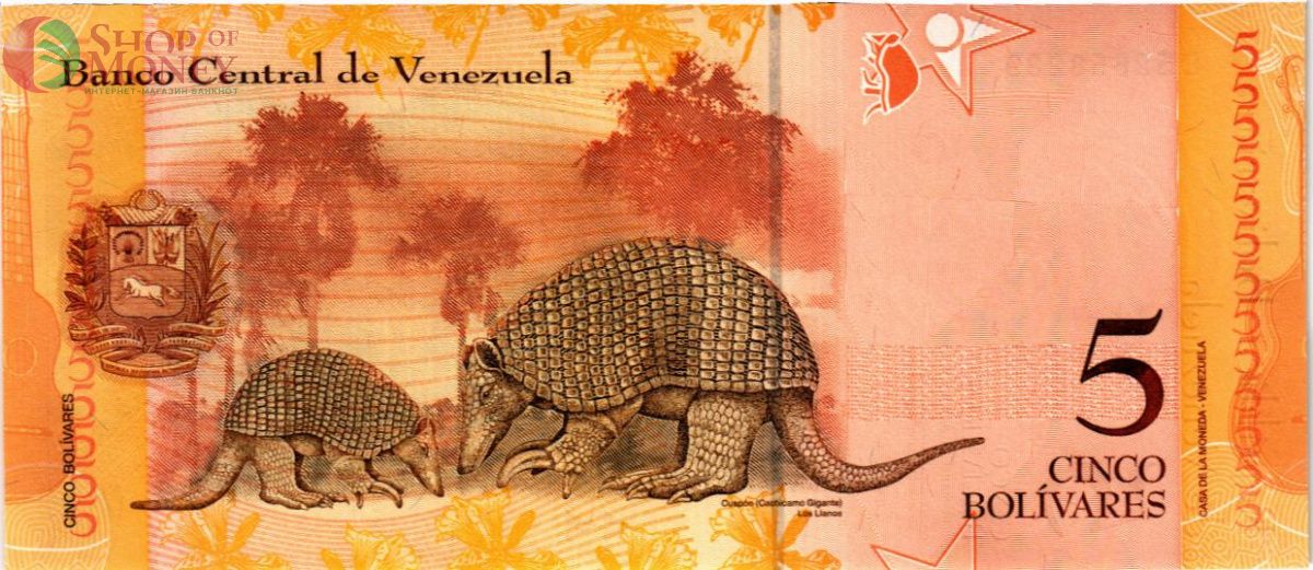 ВЕНЕСУЭЛА 5 БОЛИВАР (20.03.2007) 2