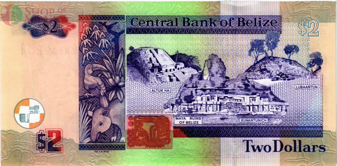 БЕЛИЗ 2 ДОЛЛАРА #DR132231 2